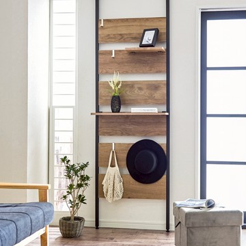 IRIS OHYAMA 頂天立地木質收納架 寬62公分 WLR-HT62系列(置物架)