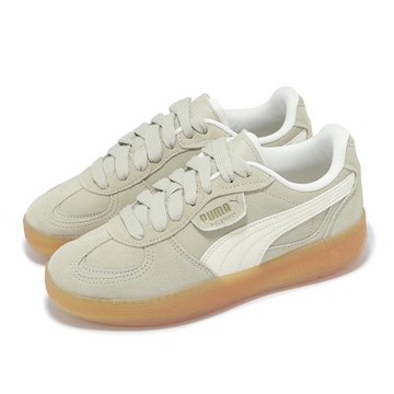 Puma 休閒鞋 Palermo Moda Xtra Gum 女鞋 米白 麂皮 厚底 膠底 德訓鞋 40032304