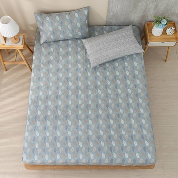 雙人特大床包枕套組/ 100%精梳純棉 / 純棉 / 萊安 [鴻宇] 台灣製 - C20156