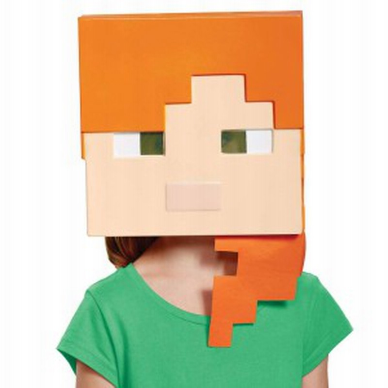 送料無料 マインクラフト コスチューム アレックス 子供用 マスク コスプレ スイッチ スキン Forge Minecraft 通販 Lineポイント最大1 0 Get Lineショッピング