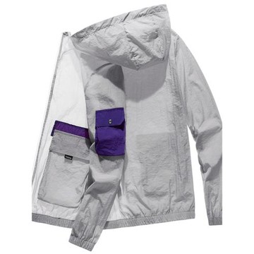 夏季防曬衣男外套超薄款冰絲男士防曬服透氣戶外防紫外線皮膚衣潮