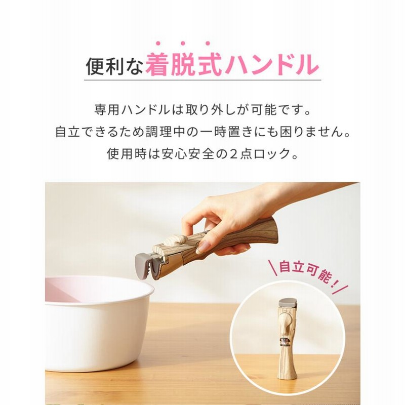 S91755クックベスト 鍋 8点セット フライパン 片手鍋 京セラ 片手鍋 18cm ピンク CN-G18B-WPK 1個 - アスクル