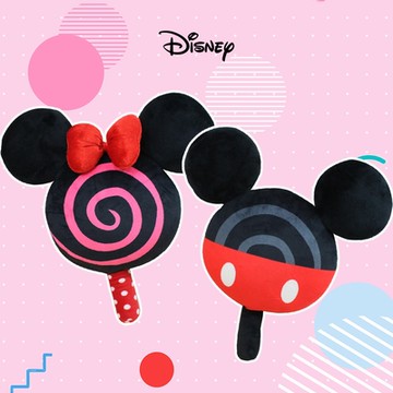 【收納皇后】迪士尼 棒棒糖午安枕 靠枕 抱枕 米奇/米妮