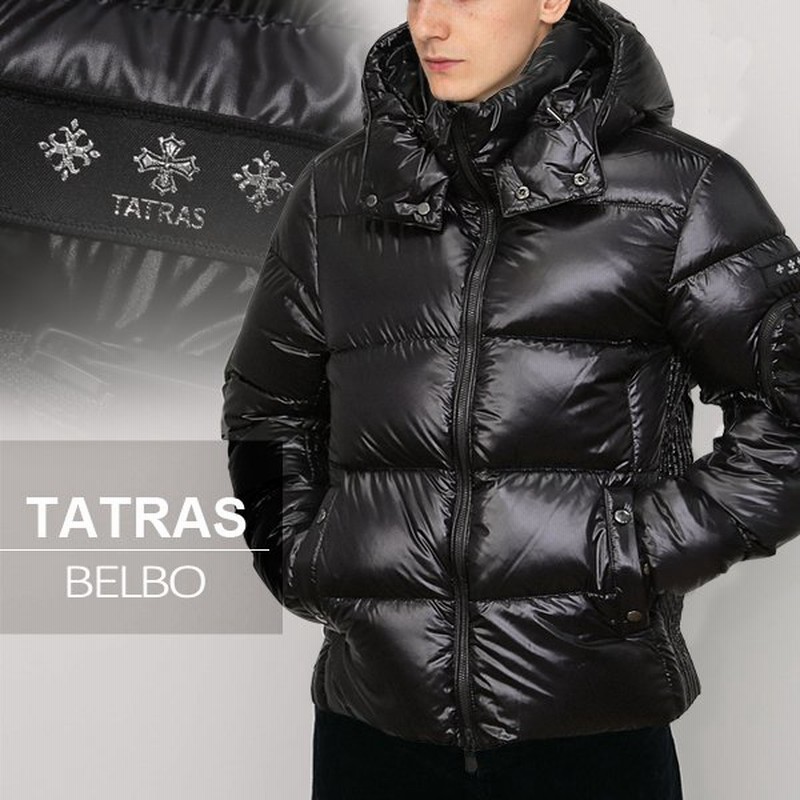 TATRAS タトラス BELBO フード付き メンズダウンジャケット BLACK