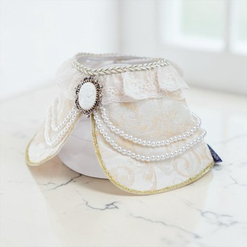 Henrietta (1-Champagne Silk Ivory) | Pet Neckwear