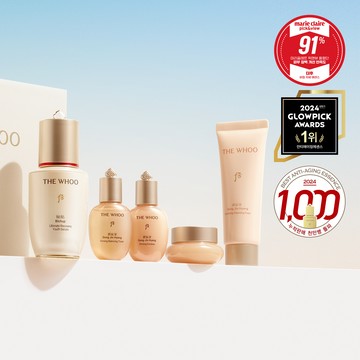 [SET] THE WHOO Bichup Ultimate Recovery Discovery (Youth Serum 25ml+Toner 20ml+Emulsion 20ml+Cream 10ml+Cleansing Foam 40ml)