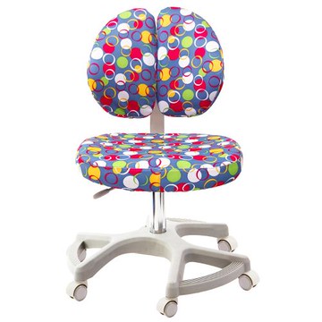 GXG 兒童雙背 成長椅 (盾牌腳防刮輪-圓點藍/粉/橘/綠) TW-3199 UGX