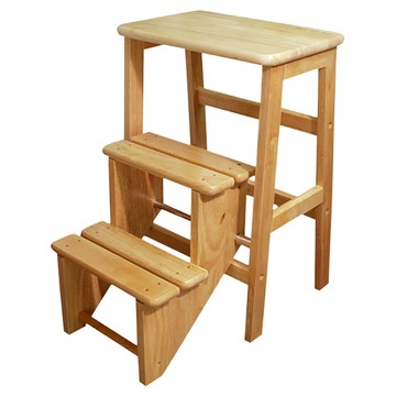 環保橡膠木 梯椅