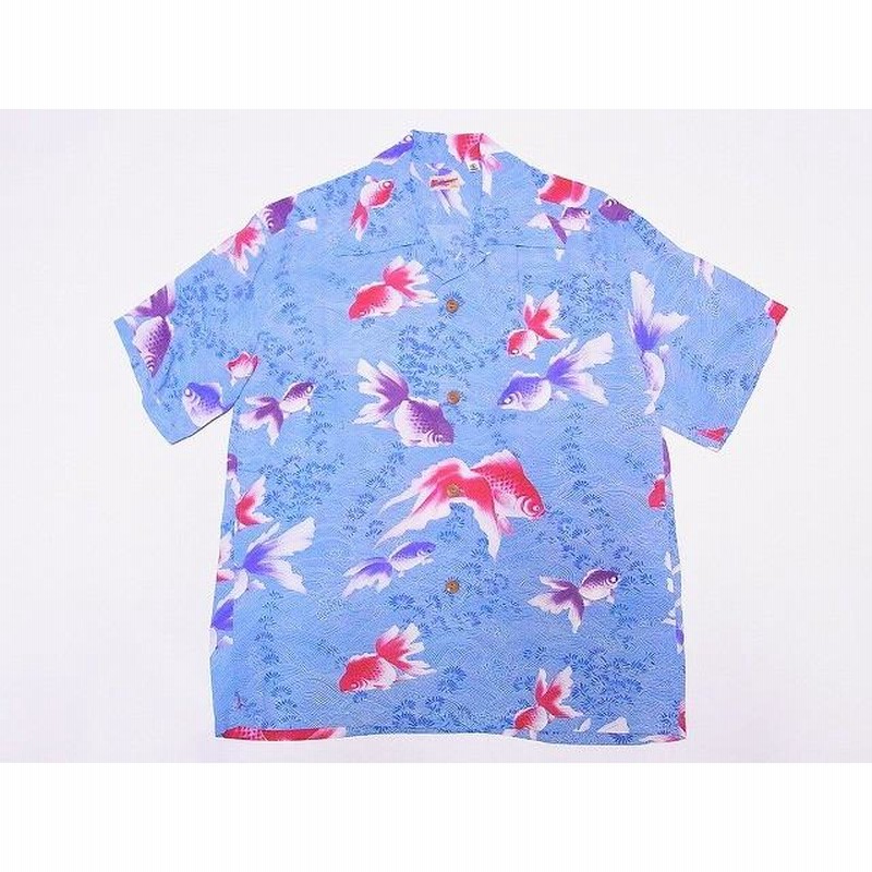 サンサーフ　アロハシャツ　金魚柄　ss37466 3532R1 SunSurf Toyo サンサーフ 東洋エンタープライズ SS37466
