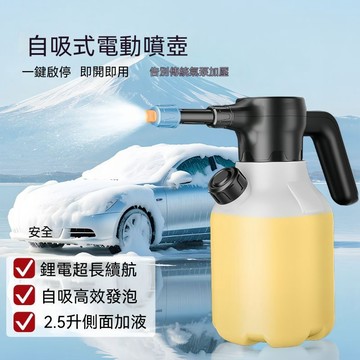 【台灣出貨】電動洗車專用泡沫噴壺 充電氣壓式噴水壺噴霧澆花園藝噴灑頭