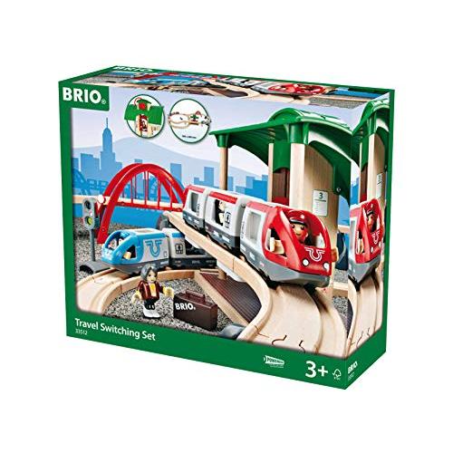 BRIO (ブリオ) WORLD トラベルレールセット 木製レール おもちゃ 33512