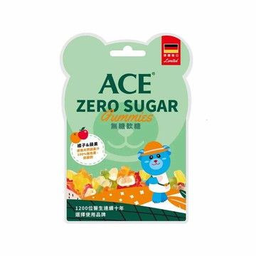 【日藥本舖西門】ACE_ZERO_Q軟糖40g蘋果橘子