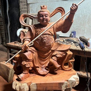 統編發票 木雕定製定做人物神像佛像工藝品彩繪訂製雕刻動物擺件加工菩薩 客製木雕 客製人偶 客製人像 客製神像 訂製木雕