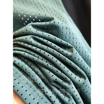 全身定織孔【透氣不透肉】戶外運動打球跑步男士夏季圓領速干背心