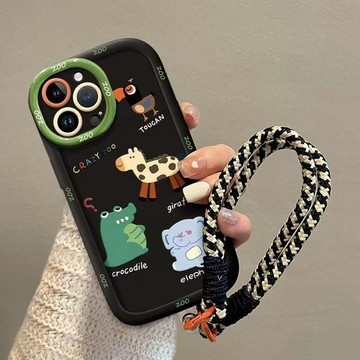 ins風 動物適用蘋果18/17e手機殼16promax/15/13mini防摔12/xsxr/iPhone11套