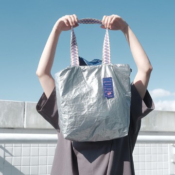 【微瑕特惠】Miyansol韓國皺皺托特包(長背帶)/有吊牌