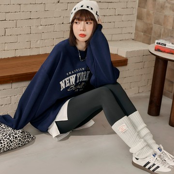 OB嚴選 舒適彈性輕刷磨毛踩腳褲 《BA0731》大尺碼/女裝/現貨