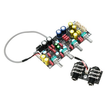 混音器 音頻混音器 音控台 發燒卡拉OK混響板麥克話筒K歌唱歌前級效果器模塊板DSP混音防嘯叫