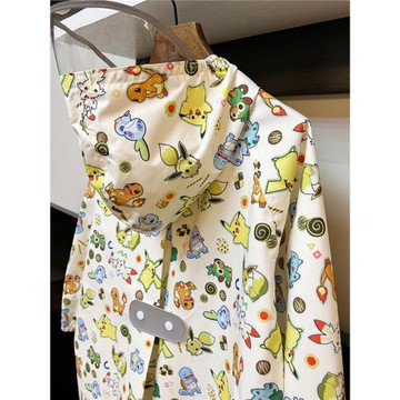 新2025卡通薄款速干透氣兒童雨衣男女幼兒園防水雨披小學生書包位