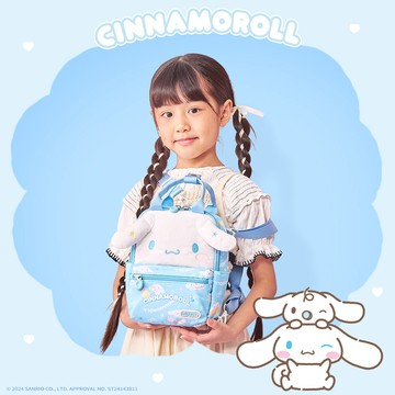 【IMPACT】怡寶兒童包 | 大耳狗喜拿兩用後背包(小)-白配藍  IMQCM001LB (IMKS)