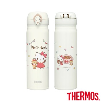 【THERMOS膳魔師】HelloKitty 超輕量保溫瓶500ml(JNL-504KT-CCCW) 最愛巧克力篇