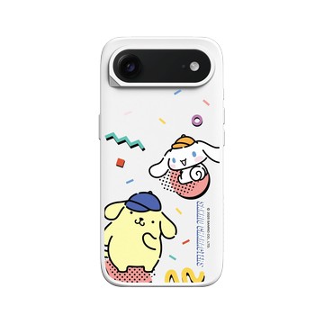 iPhone Air SolidX 白 - 三麗鷗-布丁狗＆大耳狗綜合圖 Mix Characters - 繽紛布丁狗＆大耳狗