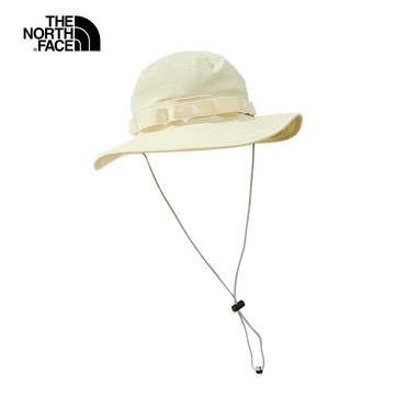 The North Face北面男女款米色吸濕排汗防曬遮陽帽｜5FXF3X4