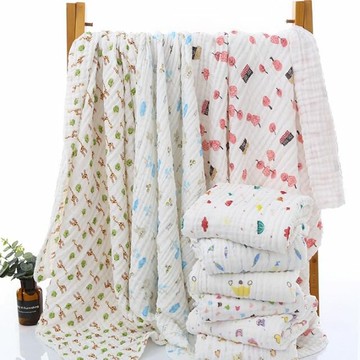 可水洗 6層紗柔軟泡泡紗布浴巾70*140cm☆湘廷小舖