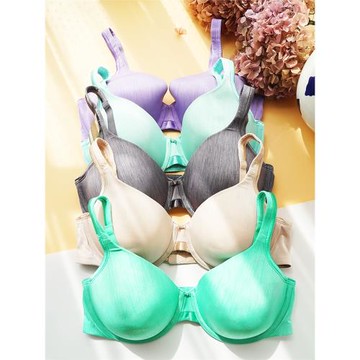 75-90CDE外貿名利&場大碼文胸光面薄海綿柔軟大罩杯有鋼圈胸顯小