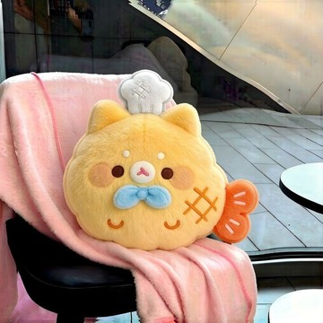 ✨元氣上新✨可愛炸蝦抱枕毯兩用二合一辦公室客廳沙發午休專用空調毯車載靠枕HURC
