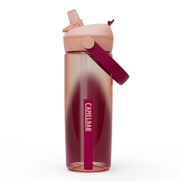【墾趣】CAMELBAK 600ml Flip Straw多水吸管水瓶RENEW 柔霧粉