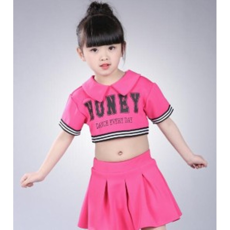 子供 ダンス 衣装 ヒップホップ ダンストップス 子供服 女の子 キッズダンス衣装 上下セットアップ ステージ衣装 ジャズダンス ウエア 通販  LINEポイント最大10.0%GET | LINEショッピング