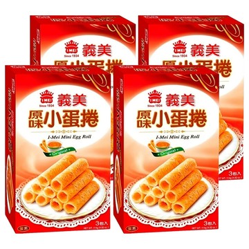 義美 小蛋捲 原味  114g  4盒