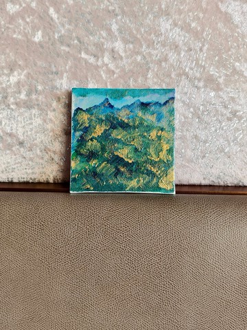 壓克力水彩畫/無框畫/小尺寸掛畫/風景畫/裝飾畫