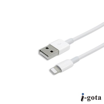 USB-A to Lightning 2.0 連接線, 100cm, 快速充電線