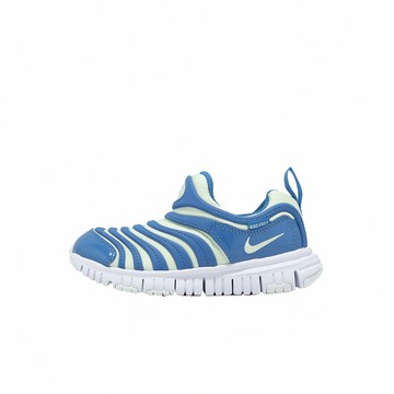 Nike 休閒鞋 Dynamo Free PS 中童 毛毛蟲鞋 藍 無鞋帶  343738-448