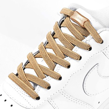 塑料卡扣扁懶人免系免綁松緊彈力運動抖音男女兒童鞋帶扣白色短