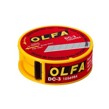 【阿翔小舖】『OLFA』拋棄式安全刀片收藏盒DC-3 單包裝