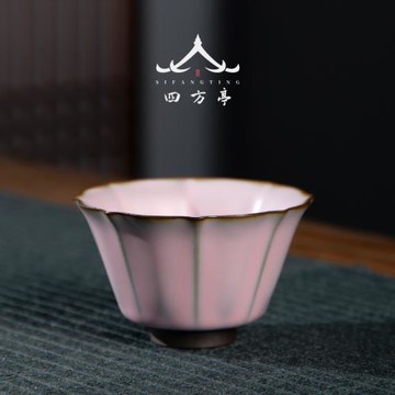 官窯鐵胎主人杯女功夫茶杯陶瓷品茗杯茶具個人專用高端景德鎮手工