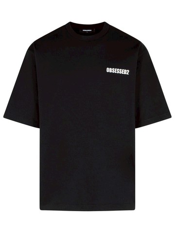 DSQUARED2 'Obsessed' Black Cotton T-Shirt