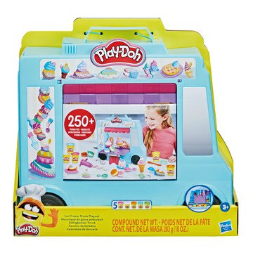 Hasbro 孩之寶 Play-Doh 培樂多 廚房系列  冰淇淋車遊戲組  1組  283g
