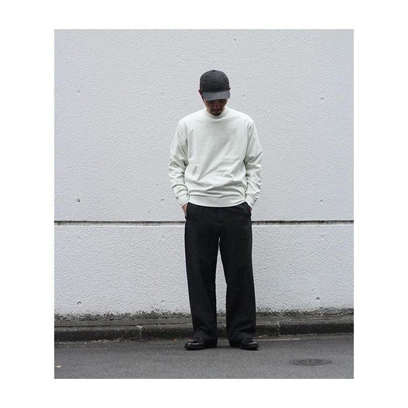 HERILL ヘリル コットン ニット ヘリル(グリーン) サマーニット Cotton L/S Crewneck HERILL  (21-080-HL-8060-1-HRL) | LINEブランドカタログ