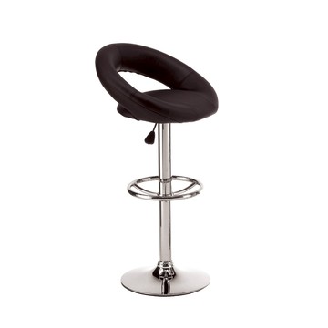 直人木業-ANGUS黑色升降吧椅