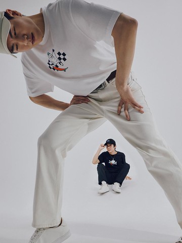 ODDSOX Street Cool Kids Short Sleeve T-shirt [White]