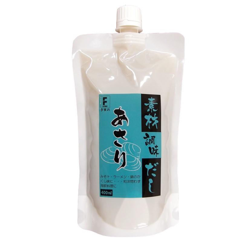 フタバの素材調味だし・あさり400ml　ｘ12袋