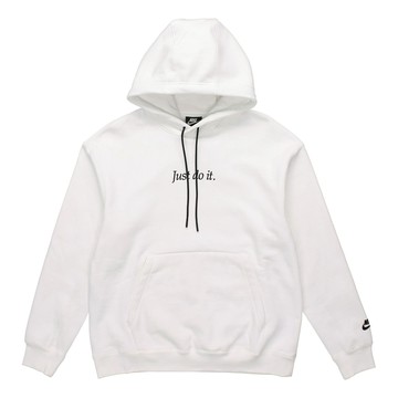 Nike Sportswear Drawstring Fleece Pullover White