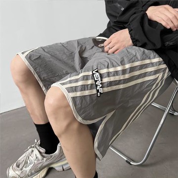 運動短褲男戶外跑步訓練褲美式籃球褲夏季五分褲冰絲休閑褲沙灘褲