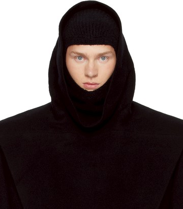 Rick Owens 黑色 Porterville Cowl 连帽衫