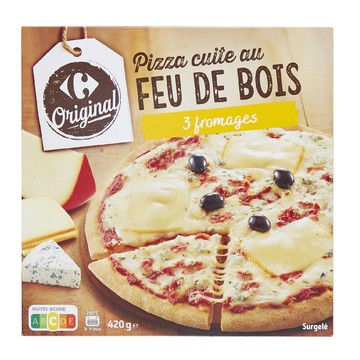 家福冷凍三起司柴烤比薩