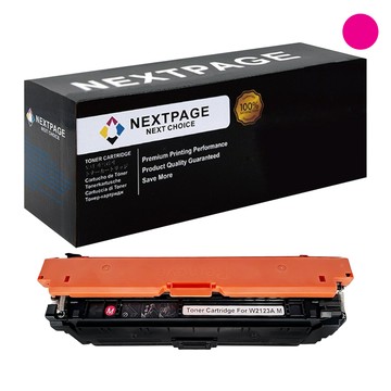 NEXTPAGE 台灣榮工 相容碳粉匣 LJ M552dn&M555dn&M578 無晶片適用 HP 印表機 212A&W2123A  紅色  1盒